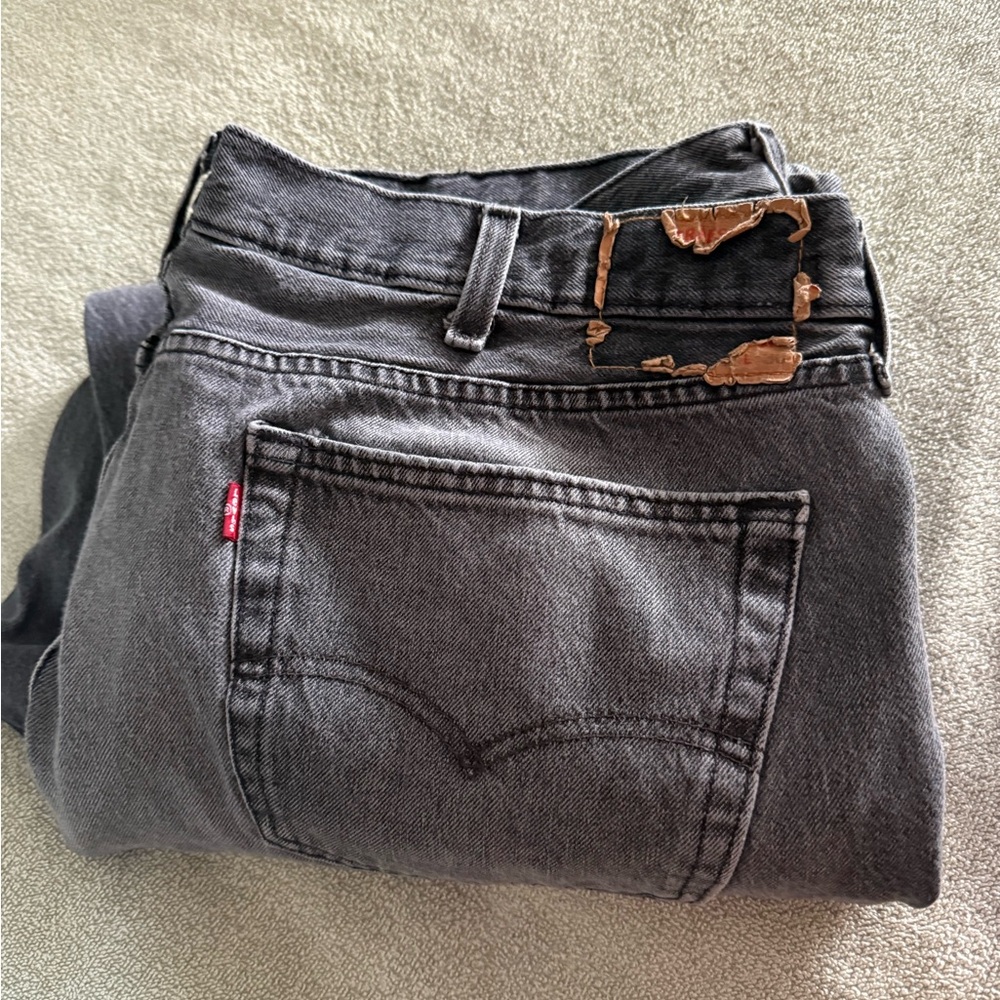 Levi's Men's Charcoal  Jeans